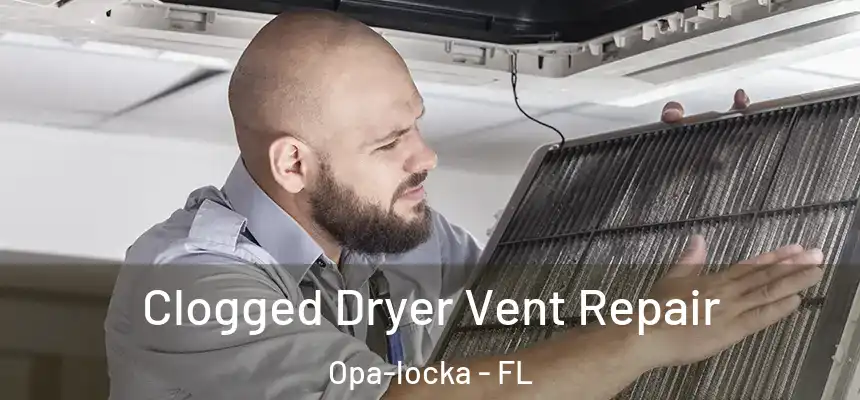  Clogged Dryer Vent Repair Opa-locka - FL